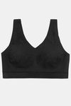 Marks & Spencer Padded Non Wired Full Coverage Cami Bra - Black Mix — thumbnail 4